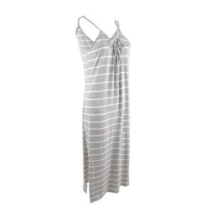 Miken Women's Striped Dress Swim Cover-Up Size Medium